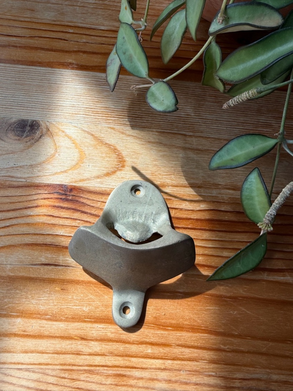Vintage Brass Wall-Mount Bottle Opener